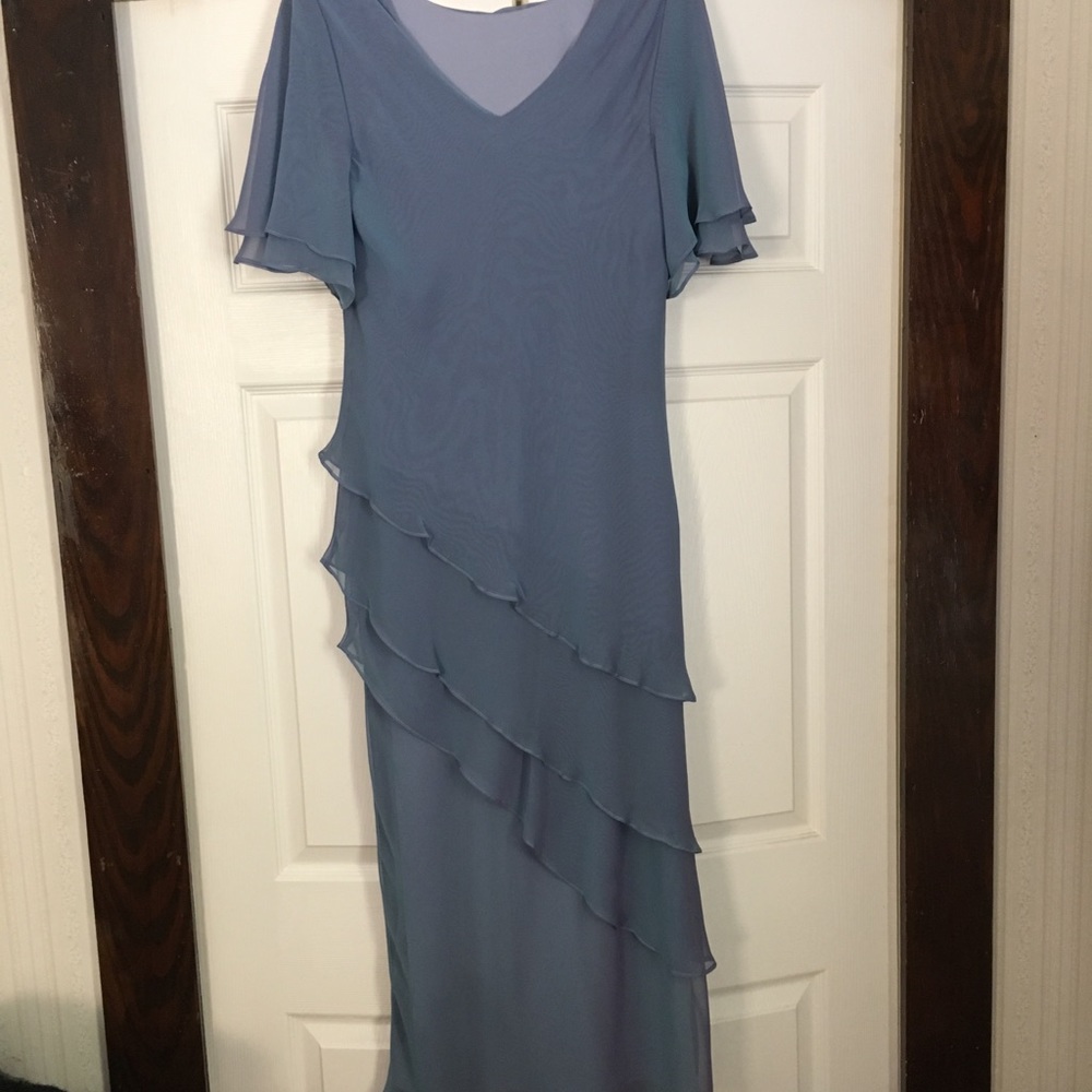 Virgo Evening Dress, lavender, T-length, Size 14